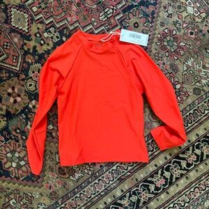 Misha and Puff NWT Tomato Red Rashguard